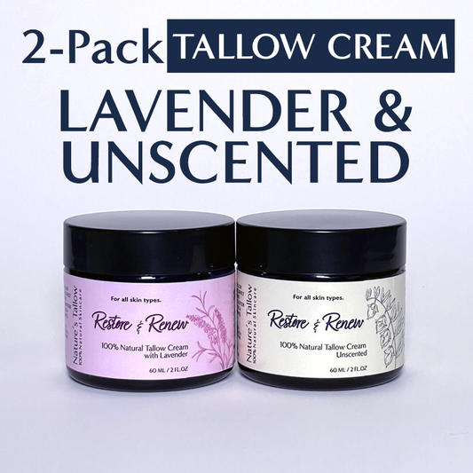 2 Pack Combo : 1 Lavender+ 1 Unscented Tallow Cream | FREE SHIPPING🚚