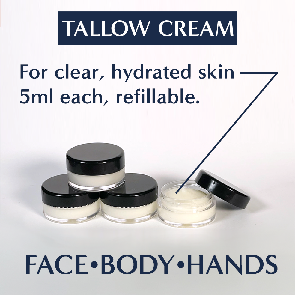 Travel Size 4-Pack FRANKINCENSE Restore & Renew Tallow Cream