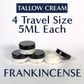 Travel Size 4-Pack FRANKINCENSE Restore & Renew Tallow Cream