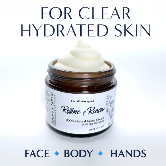 3-Pack = 1 Unscented + 1 Lavender + 1 Frankincense Restore & Renew Tallow Cream | FREE SHIPPING🚚